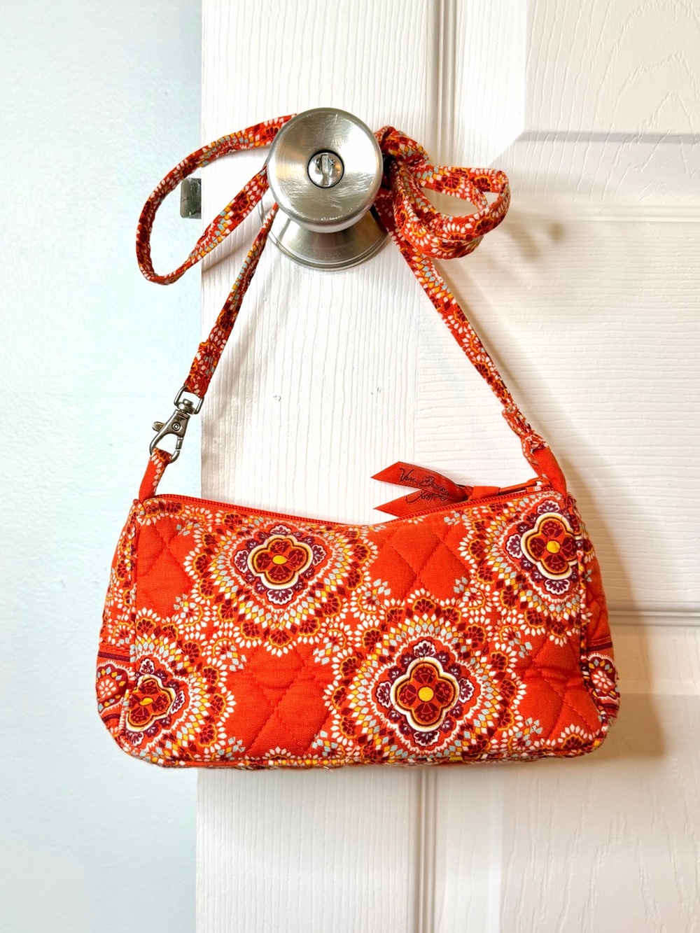 Vera Bradley Rust Medallion Baguette
